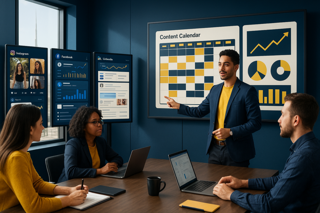 Social Media Strategist: Planning and optimizing monthly Instagram, Facebook, and LinkedIn strategies for doctors, with a focus on trends, structure, and storytelling.