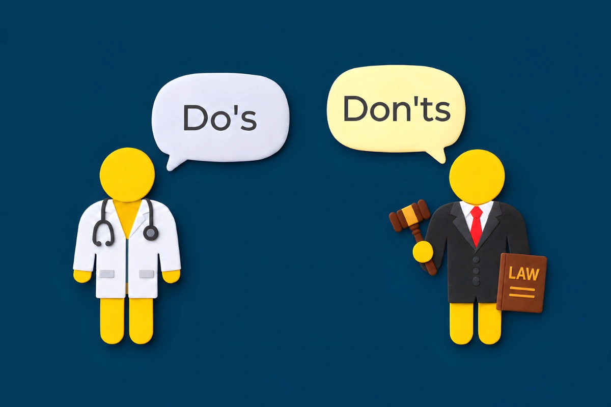 Medical advertising dos and don'ts for healthcare professionals